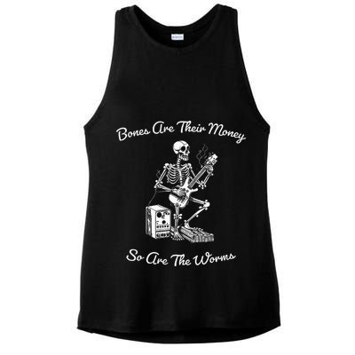 Their Bones Are Their Money I Think You Should Leave Ladies PosiCharge Tri-Blend Wicking Tank