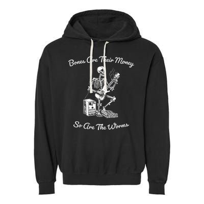 Their Bones Are Their Money I Think You Should Leave Garment-Dyed Fleece Hoodie