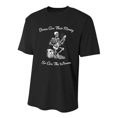 Their Bones Are Their Money I Think You Should Leave Youth Performance Sprint T-Shirt