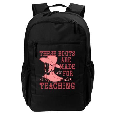 These Boots Are Made For Teaching Boho Western Teacher Daily Commute Backpack