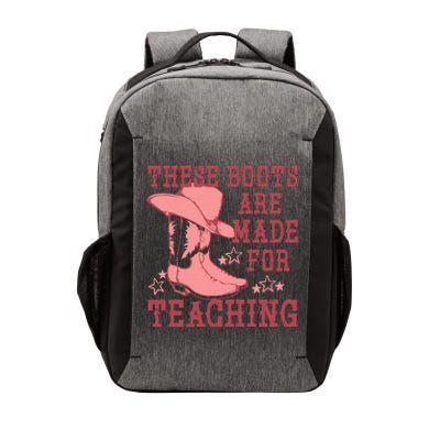 These Boots Are Made For Teaching Boho Western Teacher Vector Backpack