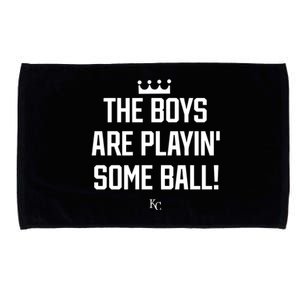 The Boy Are Playin Some Ball Limited Microfiber Hand Towel