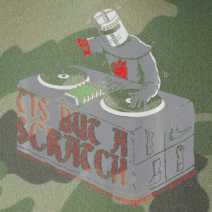 Tis But A Scratch Dj Knight Non Shall Drop The Beat Legacy Tie Dye Trucker Hat