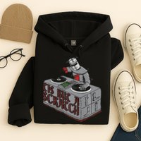 Tis But A Scratch Dj Knight Non Shall Drop The Beat Hoodie