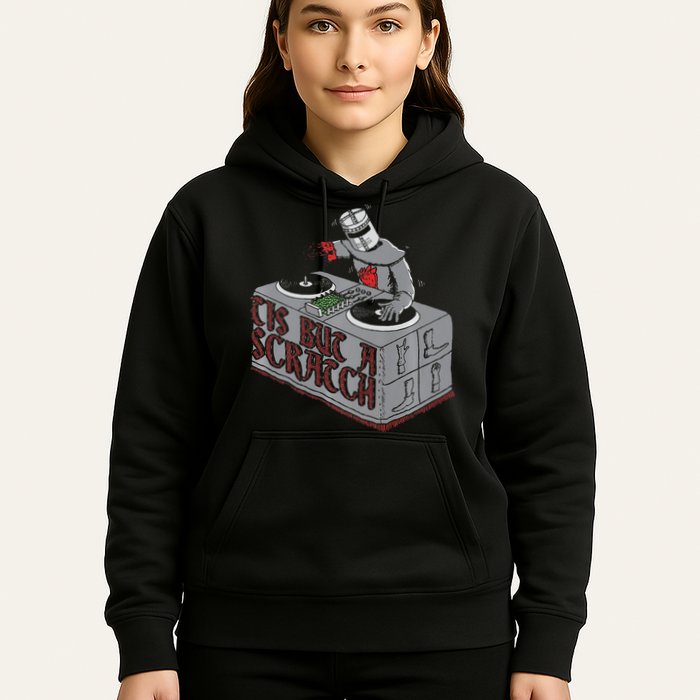 Tis But A Scratch Dj Knight Non Shall Drop The Beat Hoodie