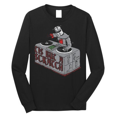 Tis But A Scratch Dj Knight Non Shall Drop The Beat Long Sleeve Shirt