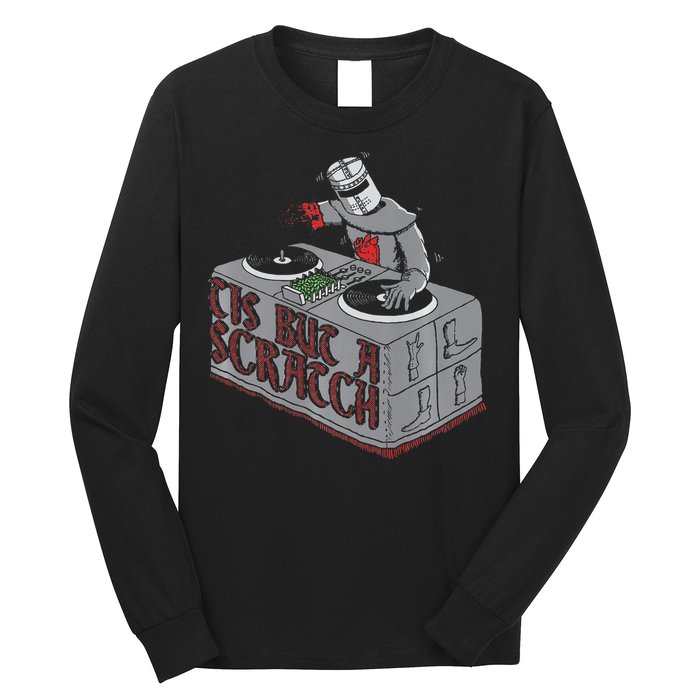 Tis But A Scratch Dj Knight Non Shall Drop The Beat Long Sleeve Shirt