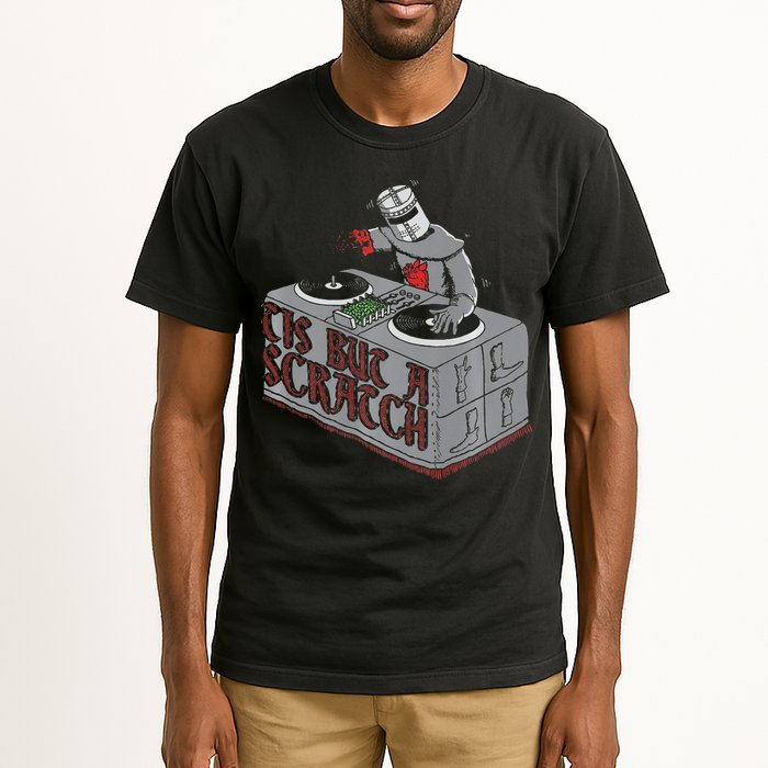 Tis But A Scratch Dj Knight Non Shall Drop The Beat Tall T-Shirt