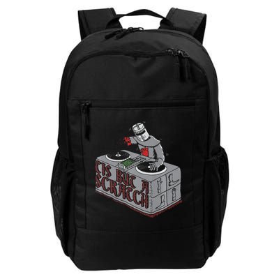 Tis But A Scratch Dj Knight Non Shall Drop The Beat Daily Commute Backpack