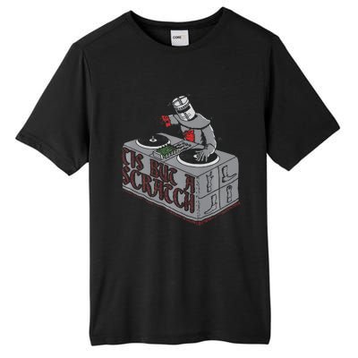 Tis But A Scratch Dj Knight Non Shall Drop The Beat Tall Fusion ChromaSoft Performance T-Shirt