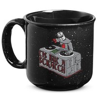 Tis But A Scratch Dj Knight Non Shall Drop The Beat 15oz Campfire Ceramic Mug