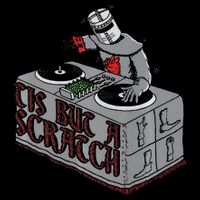 Tis But A Scratch Dj Knight Non Shall Drop The Beat Drawstring Bag
