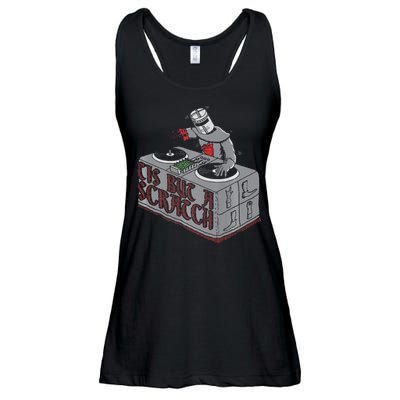 Tis But A Scratch Dj Knight Non Shall Drop The Beat Ladies Essential Flowy Tank