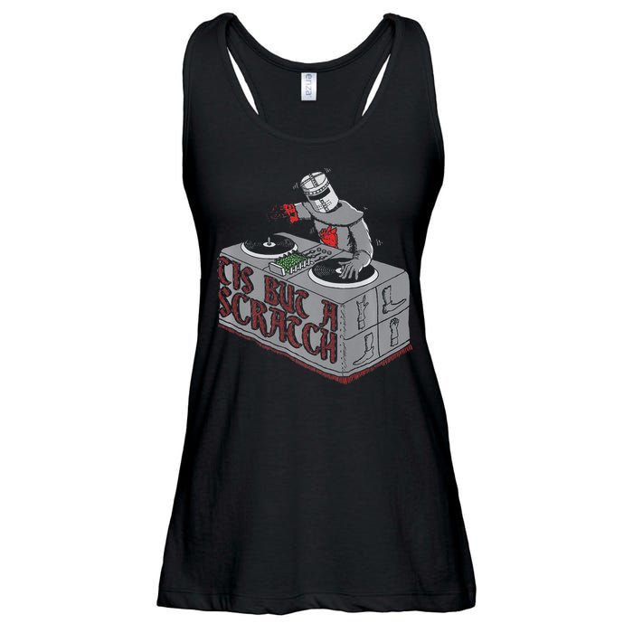 Tis But A Scratch Dj Knight Non Shall Drop The Beat Ladies Essential Flowy Tank