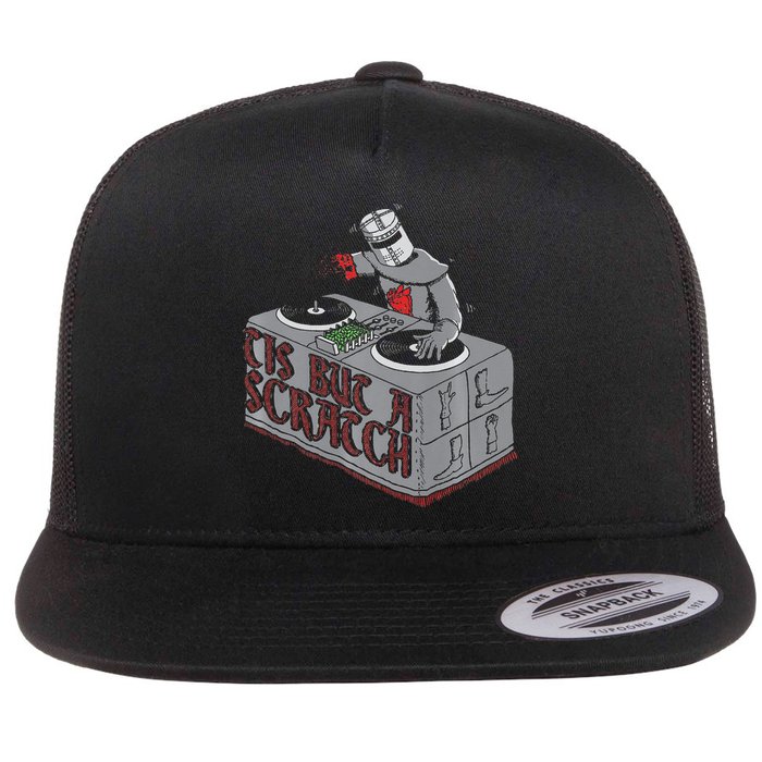 Tis But A Scratch Dj Knight Non Shall Drop The Beat Flatbill Hat