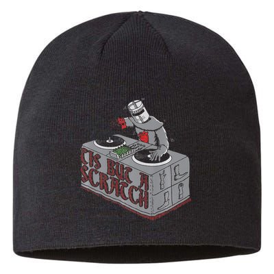 Tis But A Scratch Dj Knight Non Shall Drop The Beat Sustainable Beanie
