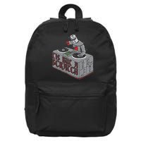 Tis But A Scratch Dj Knight Non Shall Drop The Beat 16 in Basic Backpack