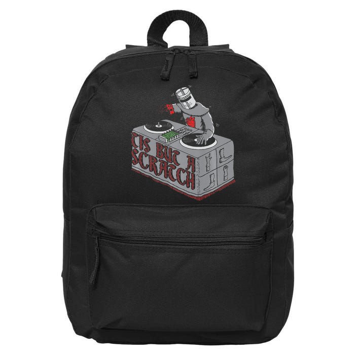 Tis But A Scratch Dj Knight Non Shall Drop The Beat 16 in Basic Backpack