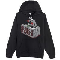 Tis But A Scratch Dj Knight Non Shall Drop The Beat Premium Pullover Hoodie