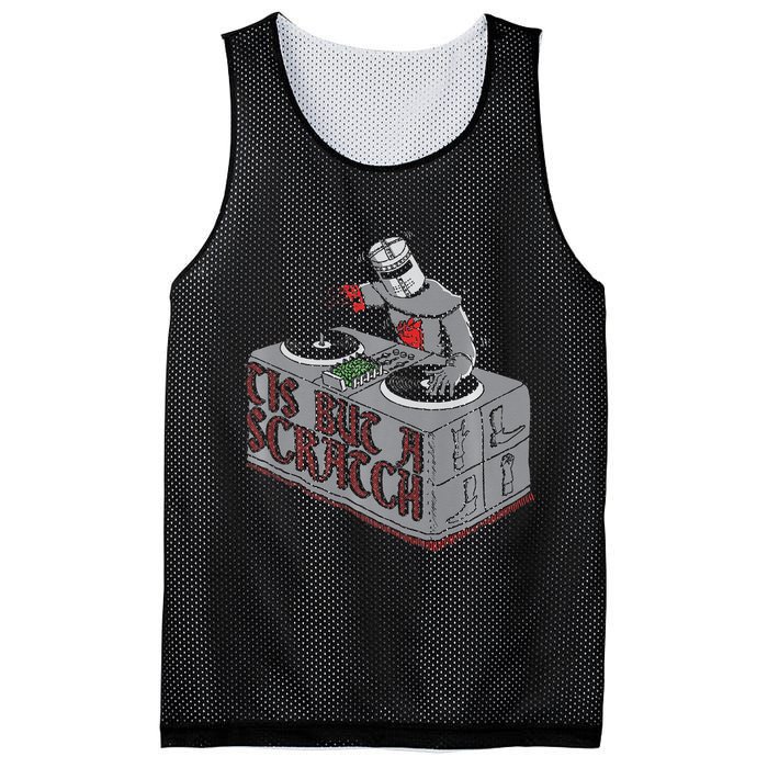 Tis But A Scratch Dj Knight Non Shall Drop The Beat Mesh Reversible Basketball Jersey Tank