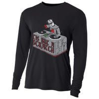 Tis But A Scratch Dj Knight Non Shall Drop The Beat Cooling Performance Long Sleeve Crew