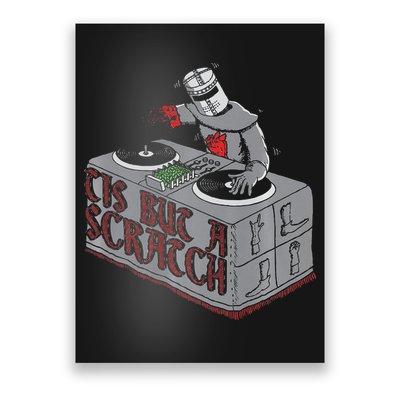 Tis But A Scratch Dj Knight Non Shall Drop The Beat Poster