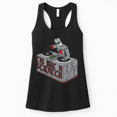 Tis But A Scratch Dj Knight Non Shall Drop The Beat Womens Tank Top