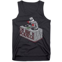 Tis But A Scratch Dj Knight Non Shall Drop The Beat Tank Top