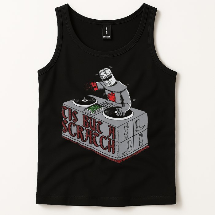 Tis But A Scratch Dj Knight Non Shall Drop The Beat Tank Top