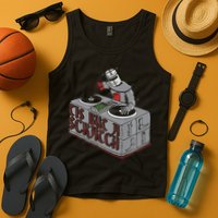 Tis But A Scratch Dj Knight Non Shall Drop The Beat Tank Top
