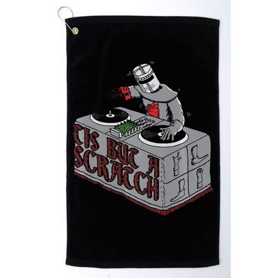 Tis But A Scratch Dj Knight Non Shall Drop The Beat Golf Towel