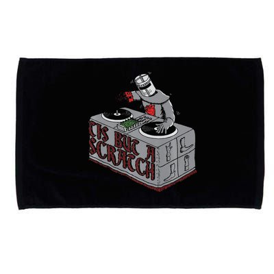 Tis But A Scratch Dj Knight Non Shall Drop The Beat Microfiber Hand Towel