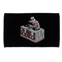 Tis But A Scratch Dj Knight Non Shall Drop The Beat Microfiber Hand Towel
