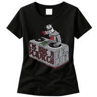 Tis But A Scratch Dj Knight Non Shall Drop The Beat Womens T-Shirt