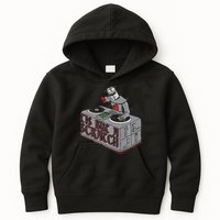 Tis But A Scratch Dj Knight Non Shall Drop The Beat Kids Hoodie