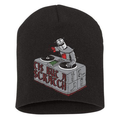 Tis But A Scratch Dj Knight Non Shall Drop The Beat Short Acrylic Beanie