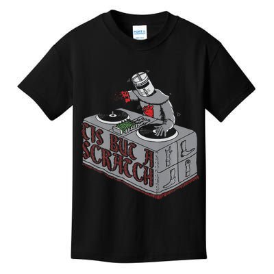 Tis But A Scratch Dj Knight Non Shall Drop The Beat Kids T-Shirt