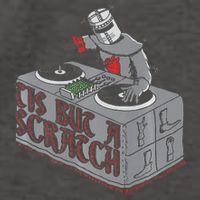 Tis But A Scratch Dj Knight Non Shall Drop The Beat Vector Backpack