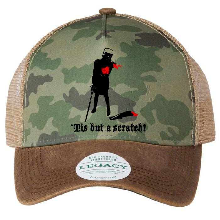 Tis But A Scratch Monty Python Holy Grail Vinyl Legacy Tie Dye Trucker Hat