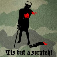 Tis But A Scratch Monty Python Holy Grail Vinyl Legacy Tie Dye Trucker Hat