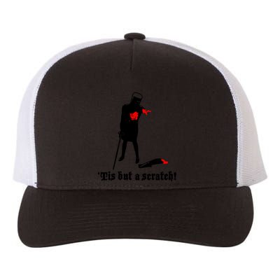 Tis But A Scratch Monty Python Holy Grail Vinyl Yupoong Adult 5-Panel Trucker Hat