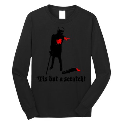 Tis But A Scratch Monty Python Holy Grail Vinyl Long Sleeve Shirt