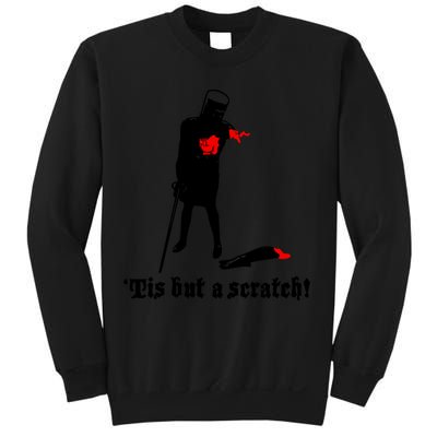 Tis But A Scratch Monty Python Holy Grail Vinyl Sweatshirt