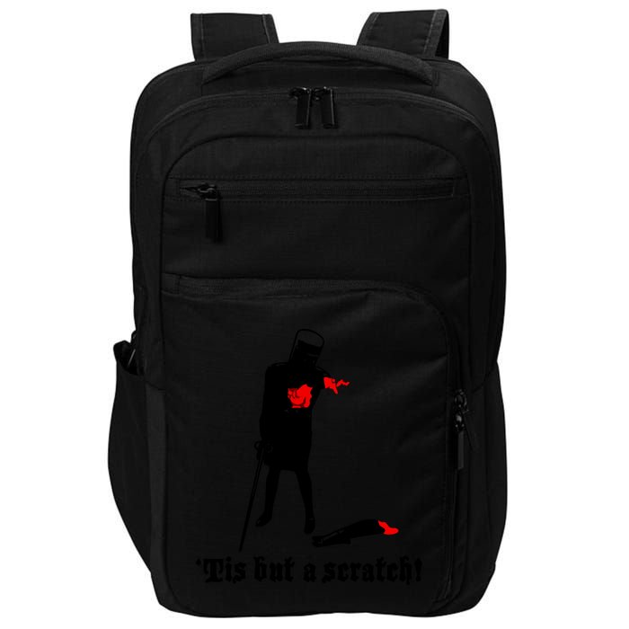 Tis But A Scratch Monty Python Holy Grail Vinyl Impact Tech Backpack