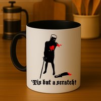 Tis But A Scratch Monty Python Holy Grail Vinyl Mug