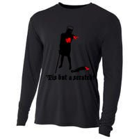 Tis But A Scratch Monty Python Holy Grail Vinyl Cooling Performance Long Sleeve Crew