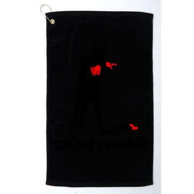 Tis But A Scratch Monty Python Holy Grail Vinyl Golf Towel
