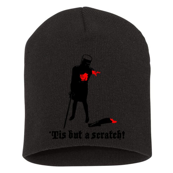 Tis But A Scratch Monty Python Holy Grail Vinyl Short Acrylic Beanie