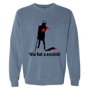 Tis But A Scratch Monty Python Holy Grail Vinyl Garment-Dyed Sweatshirt