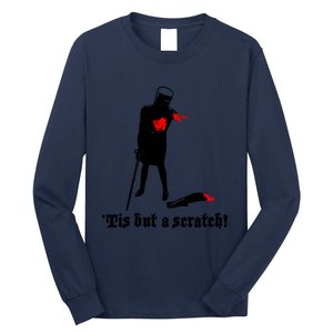 Tis But A Scratch Monty Python Holy Grail Vinyl Long Sleeve Shirt